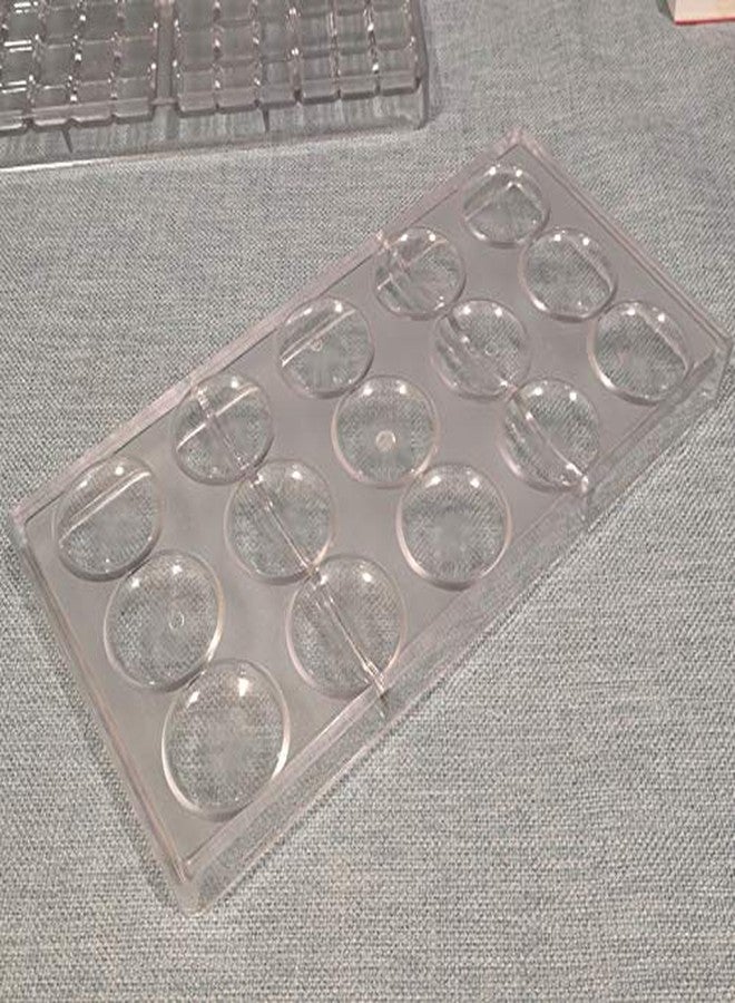 Goldbaking Oblate Chocolate Mold Volcanic Polycarbonate Chocolate Moulds PC Candy Forms - Image 4